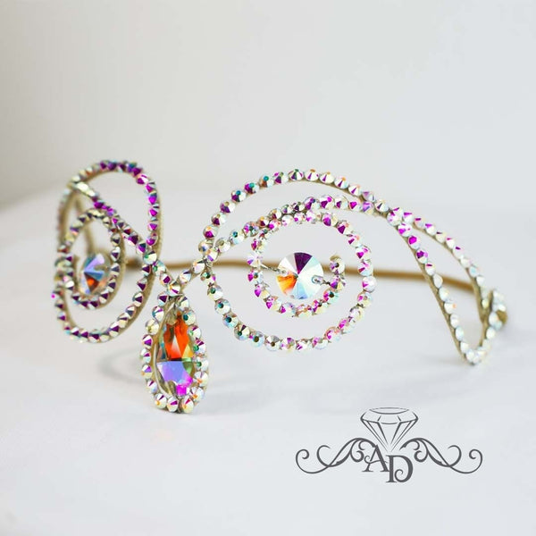 Sparkling Wire Tiara for Special Occasions - Bridget