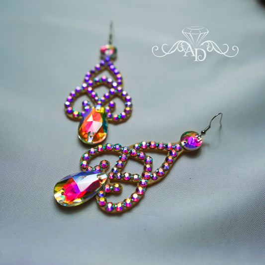 Shimmering Earrings for Dance - Spark