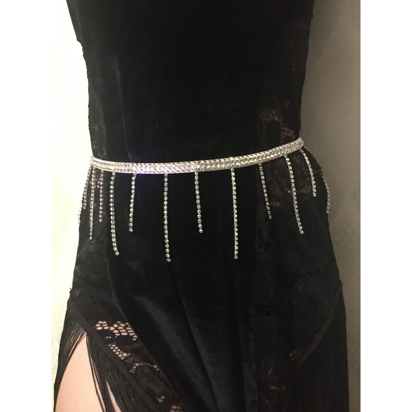 Rhinestone Waist Belt