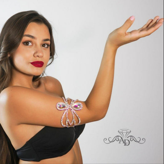 Elegant Rhinestone Armband - Kelly