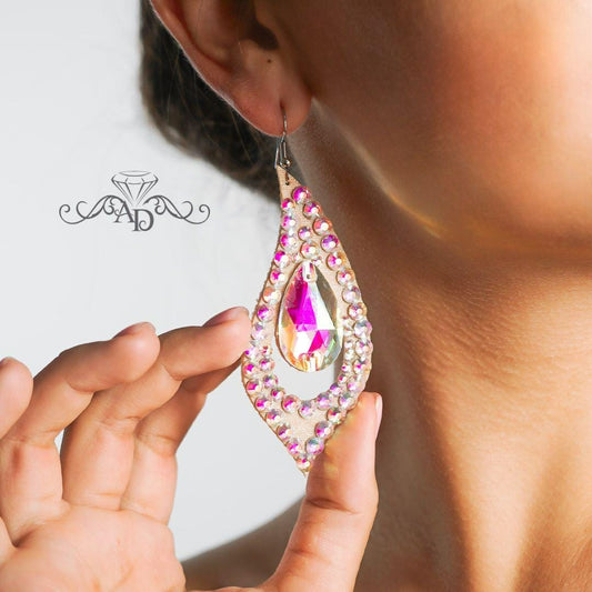 Show Crystal Earrings - Victoria