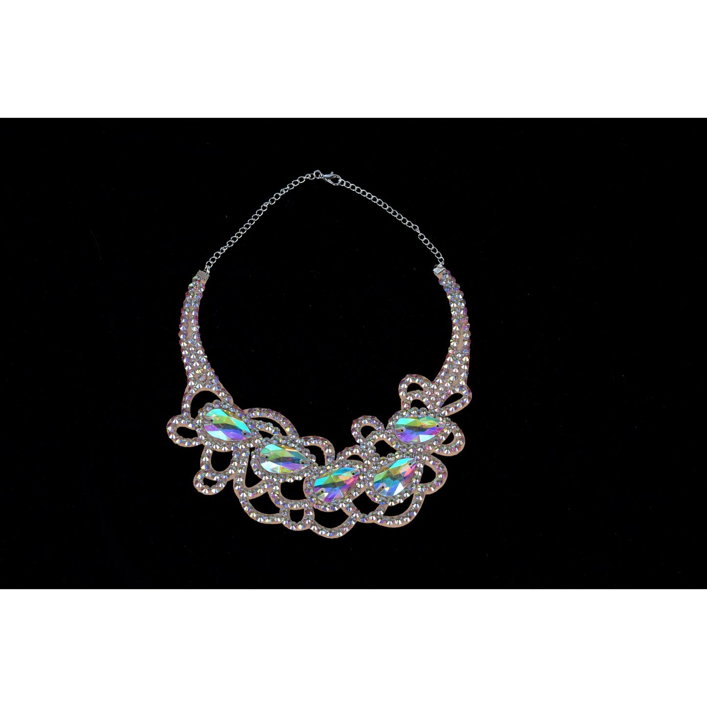 Rhinestone Necklace for Performers - Diana
