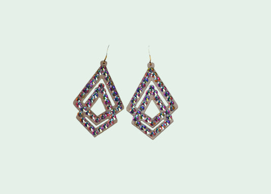 Elegant Dance Earrings with Rhinestones - Sofia