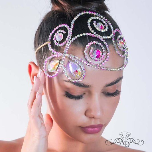 Artistic Wire Diadem for Belly Dance & Show - Alexandra