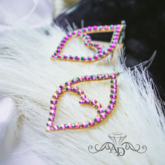 Rhinestone Dance Earrings - Ashley