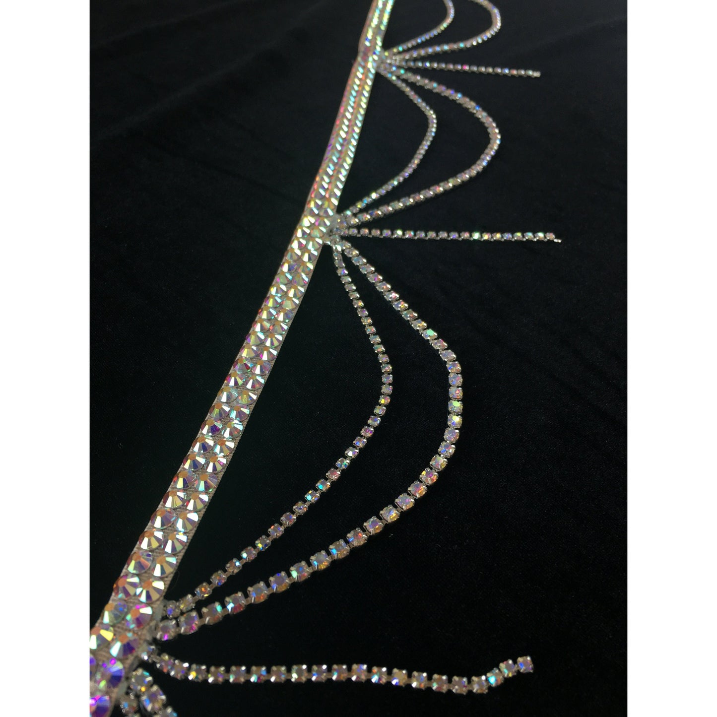 Crystal Waist Belt with Rhinestone Chain