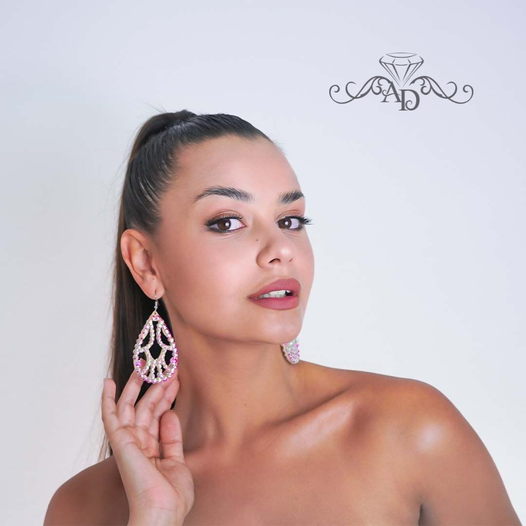 Light Reflecting Dance Earrings - Charlotte