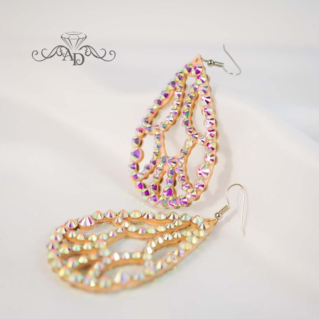 Light Reflecting Dance Earrings - Charlotte