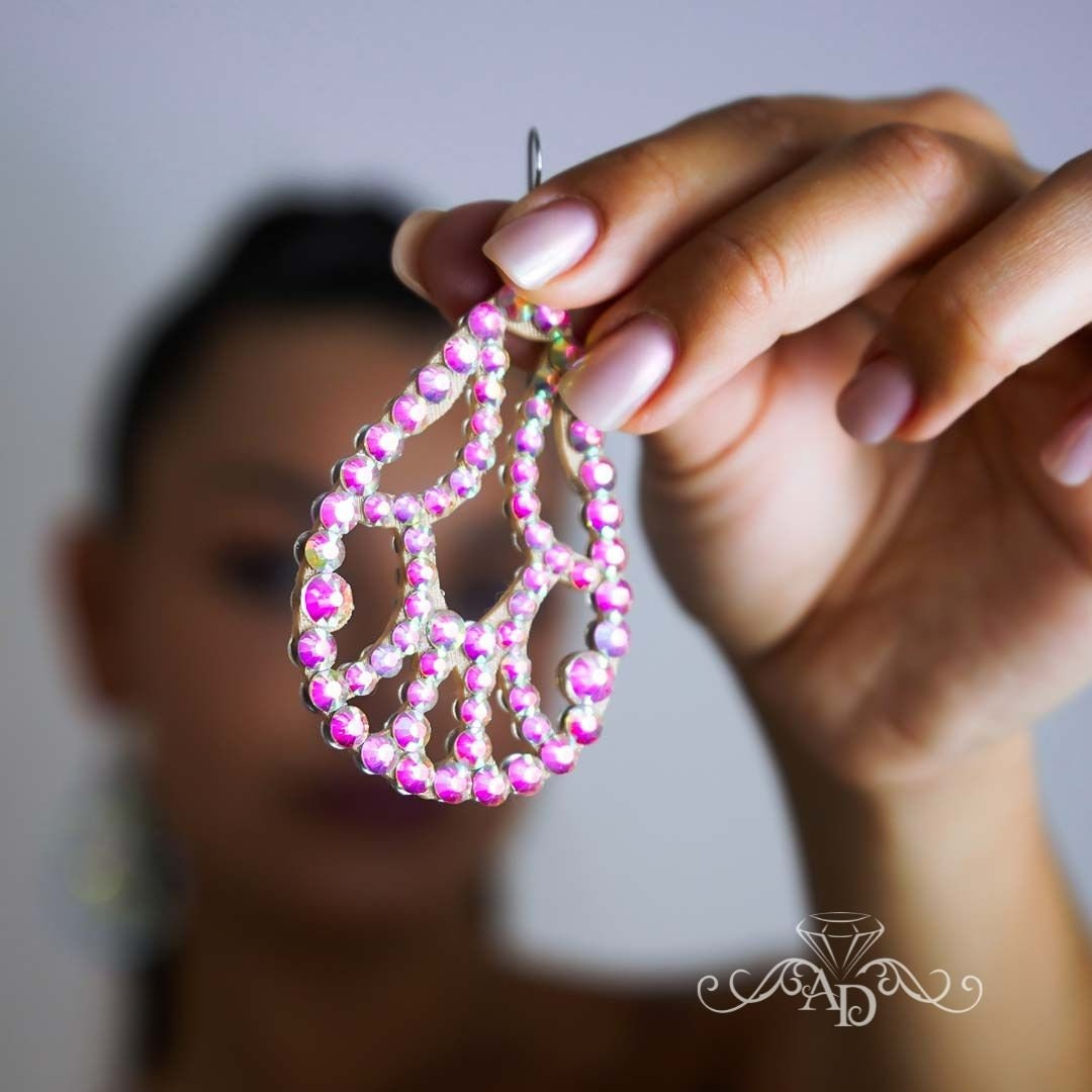 Light Reflecting Dance Earrings - Charlotte