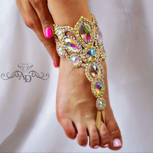 Rhinestone Foot Jewelry - Amina