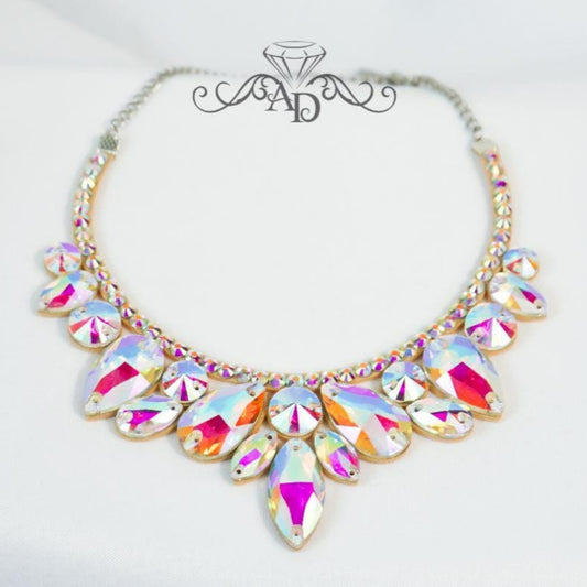Crystal-Embellished Necklace - Mona
