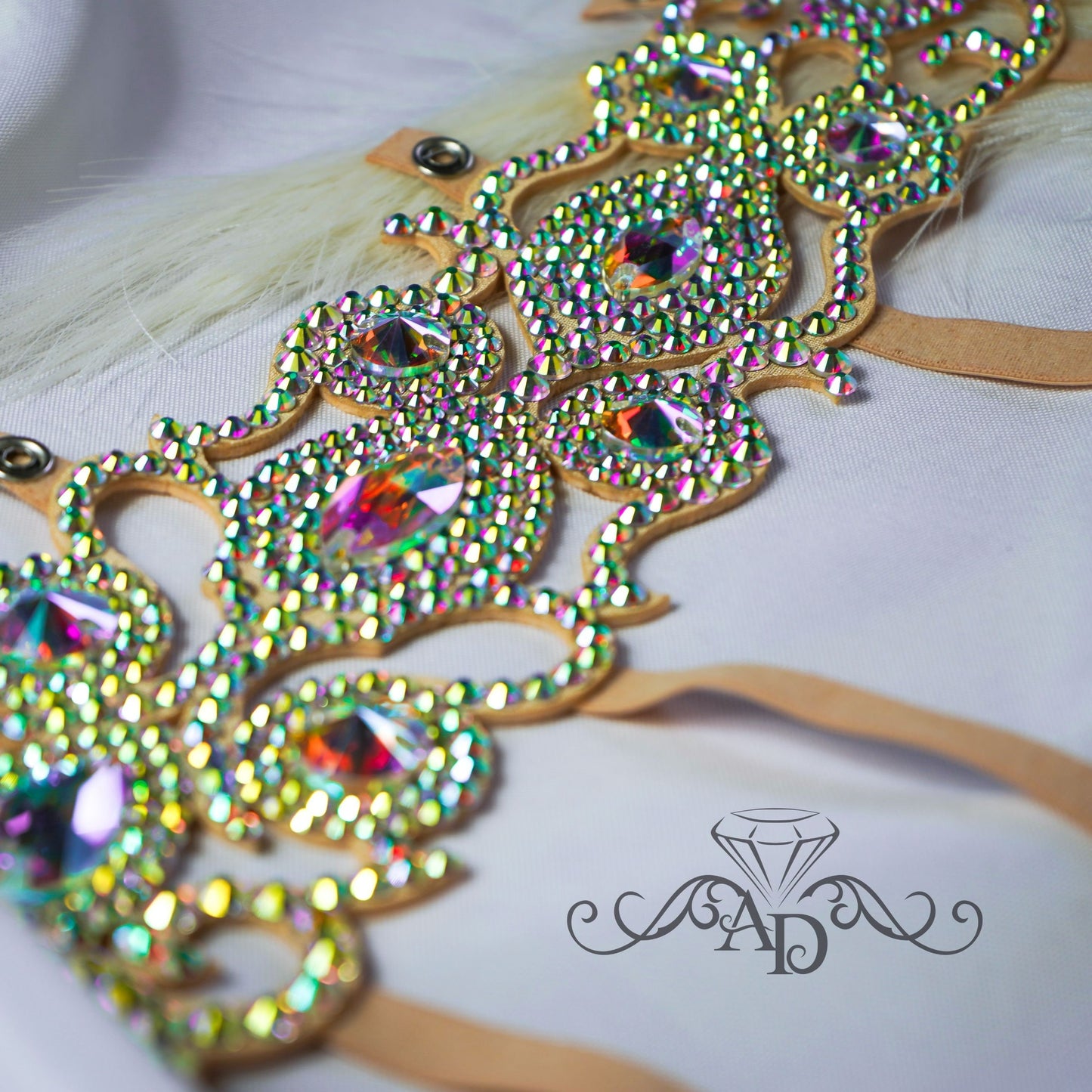 Belly Dance Rhinestone Leg Bracelet - Anetta