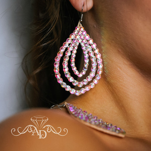 Eye-Catching Crystal Earrings - Amira