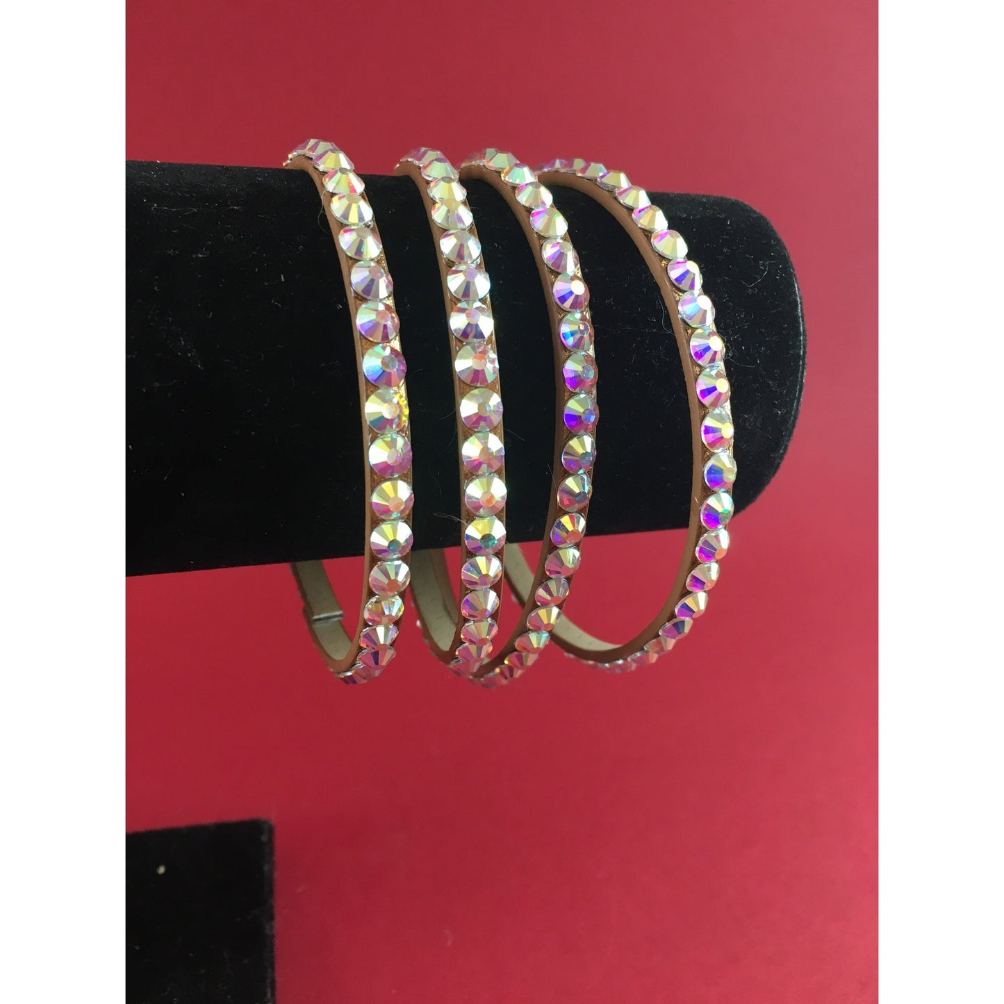 Rhinestone Wrist Cuff for Dancers