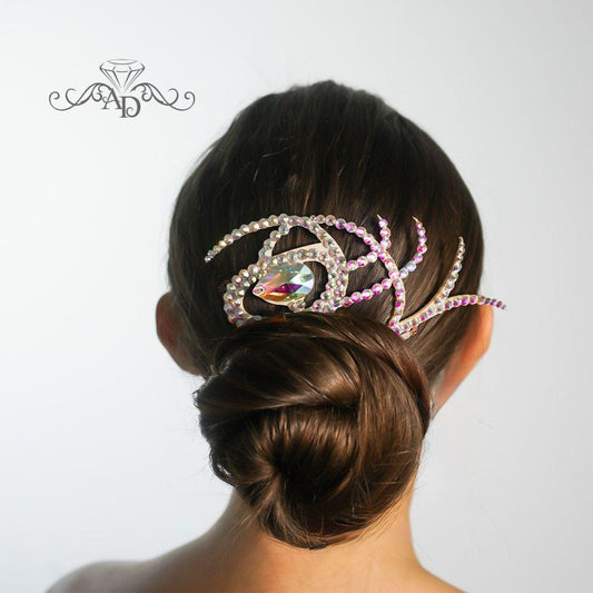 Crystal Performance Hair Adornment - Crystal Fish