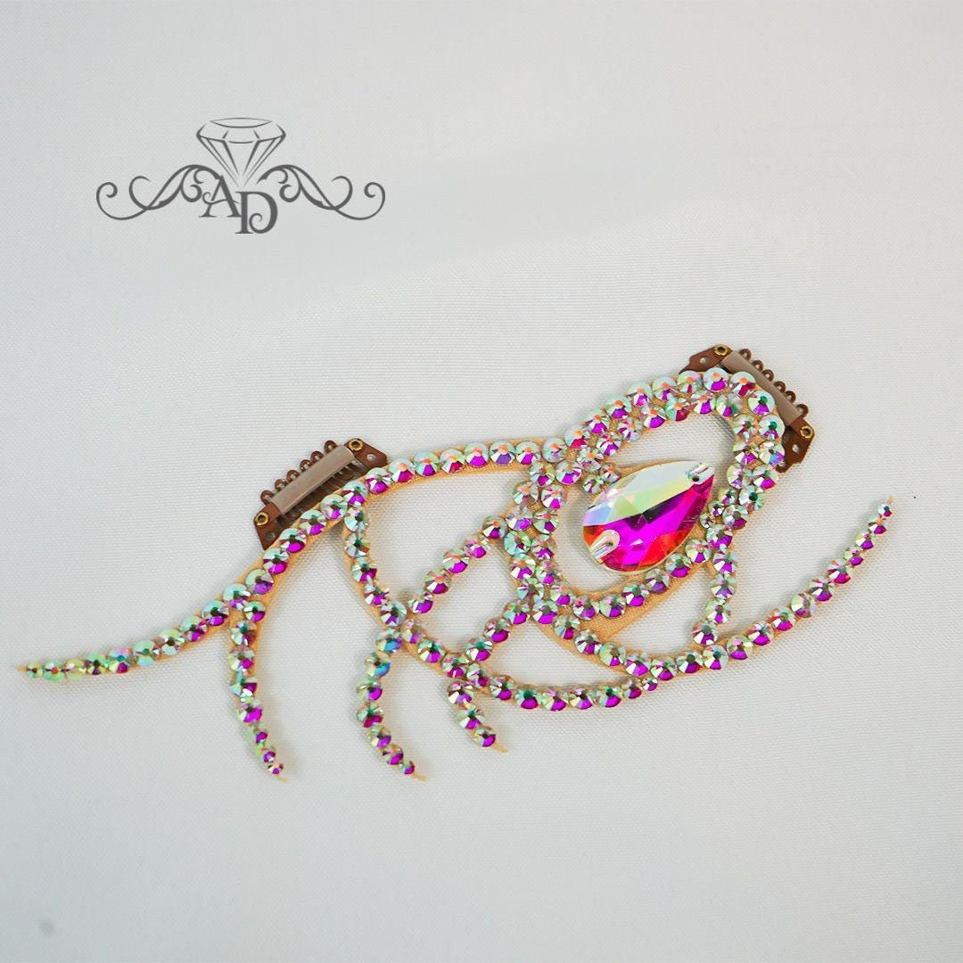 Crystal Performance Hair Adornment - Crystal Fish