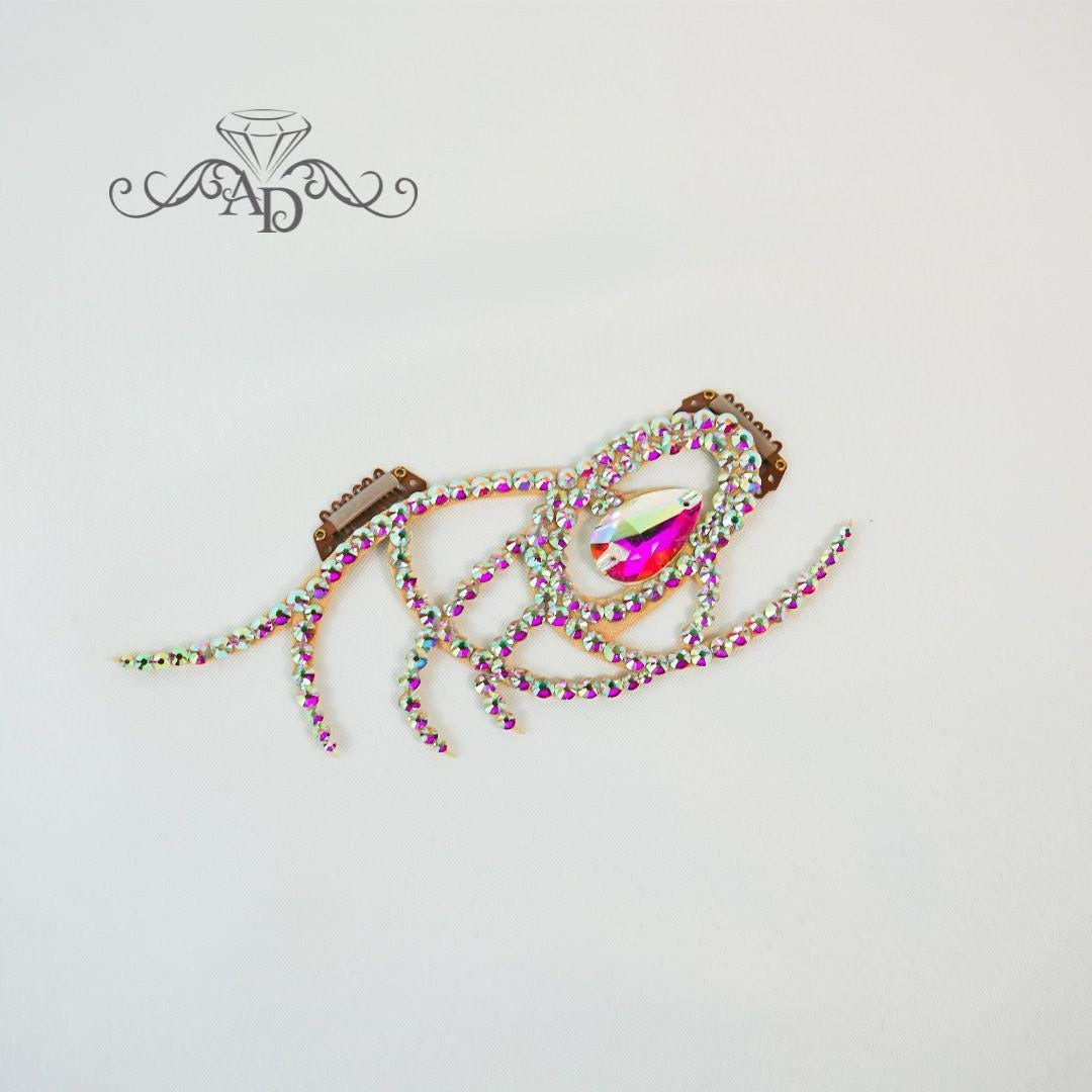 Crystal Performance Hair Adornment - Crystal Fish