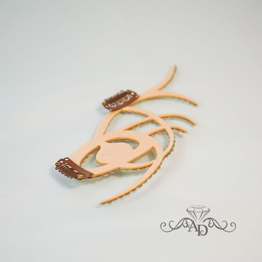 Crystal Performance Hair Adornment - Crystal Fish