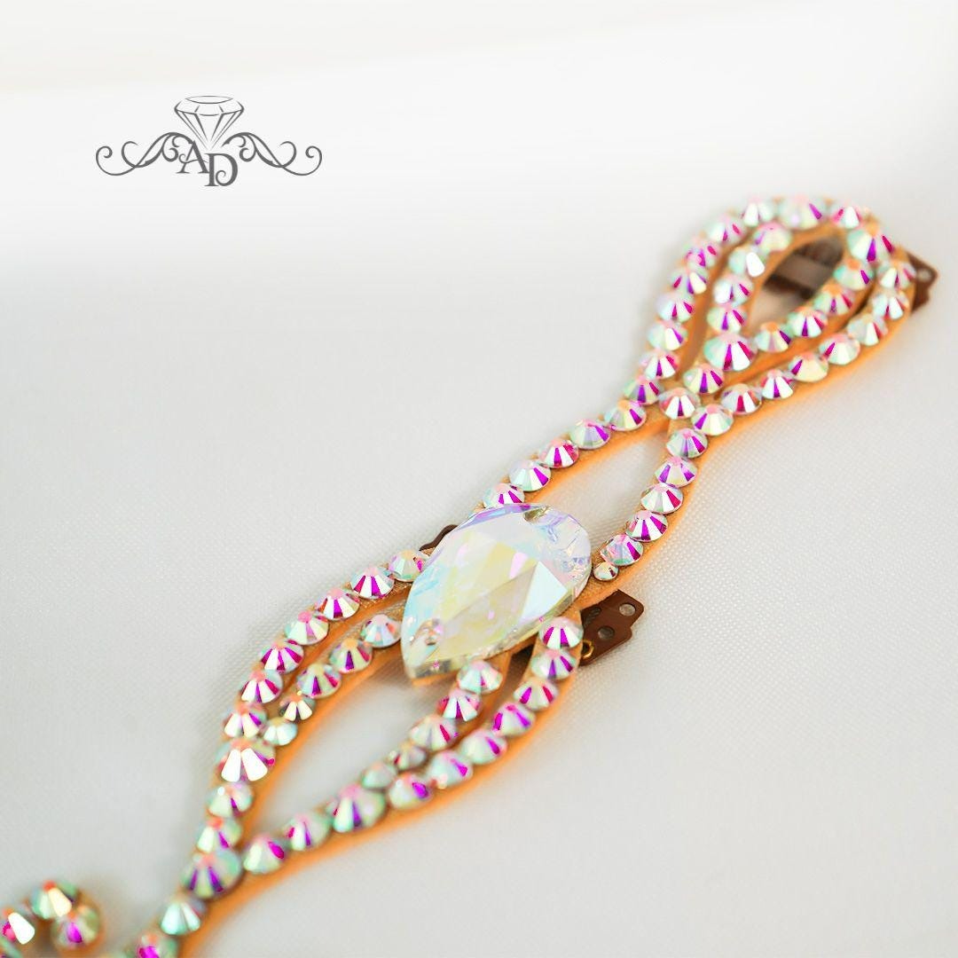 Shimmering Hairpiece for Performances - Odette
