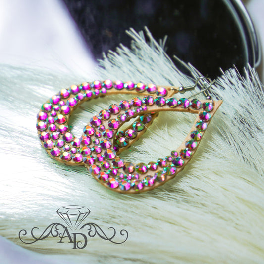 Stage Crystal Earrings - Jasmine