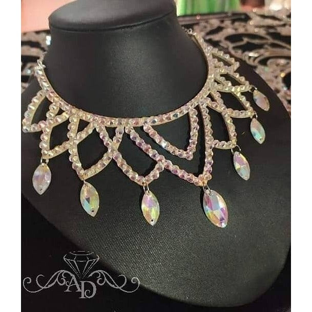 Choker Necklace for Belly Dance - Ruby