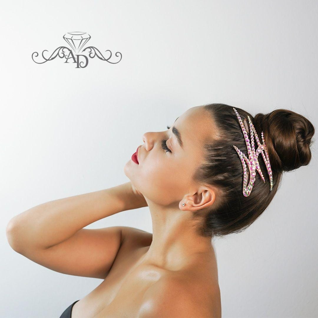 Dancer's Sparkle Hairpiece - Bethany