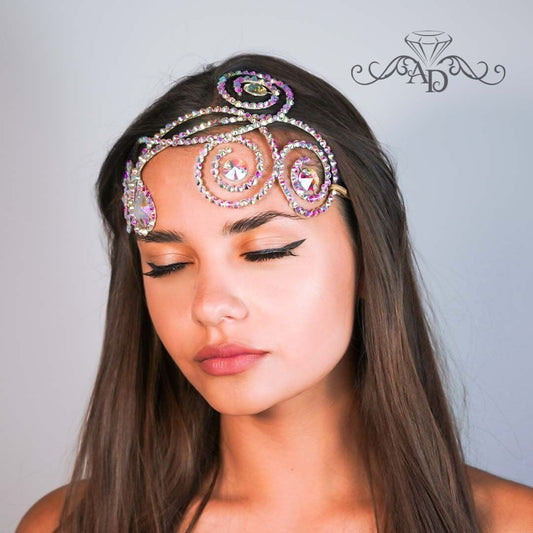 Flexible Wire Diadem for Performance Wear - Ava