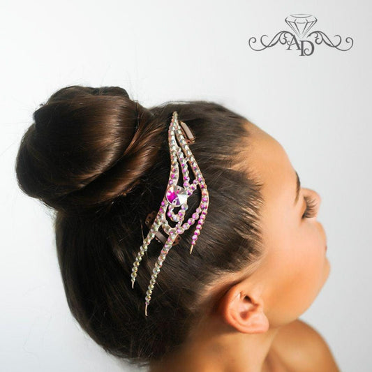 Stage Hairpiece for Dancers - Heidi