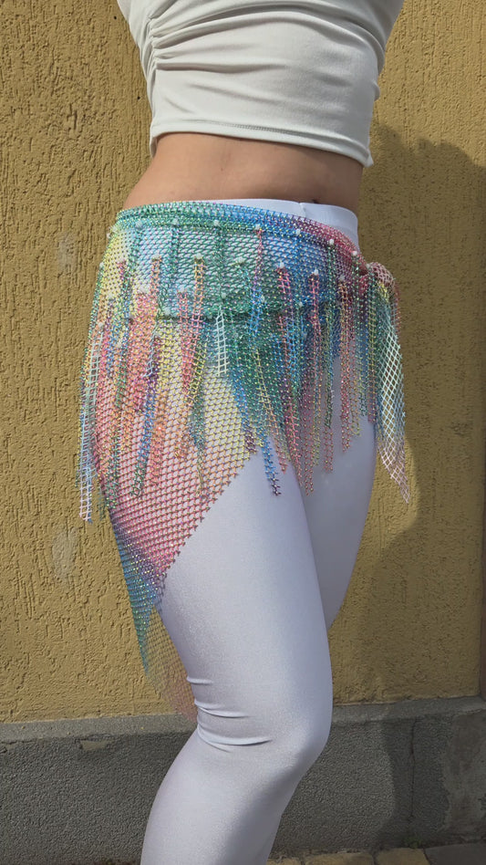 Belly Dance Diamond Hip Scarf