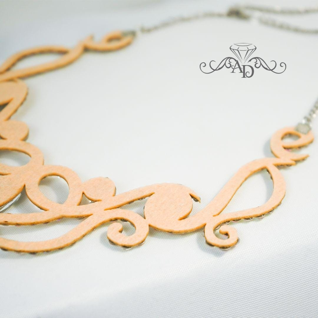 Crystal Dance Necklace - Angelica