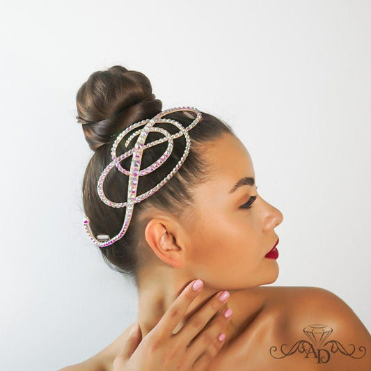 Elegant Rhinestone Hair Accessory - Stacy