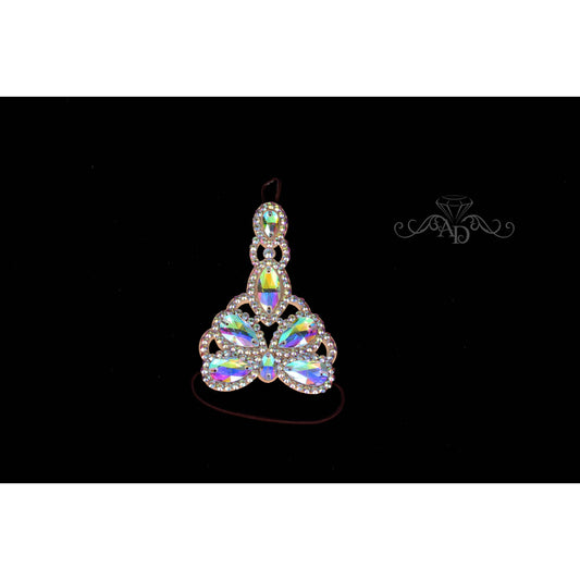 Crystal Anklet for Oriental Dance - Butterfly