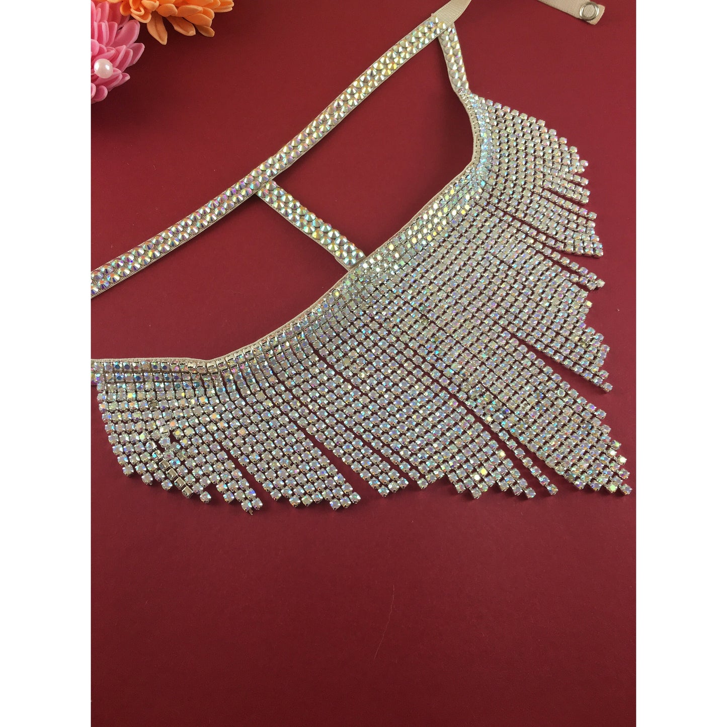 Chain Rhinestone Mask – Samanta