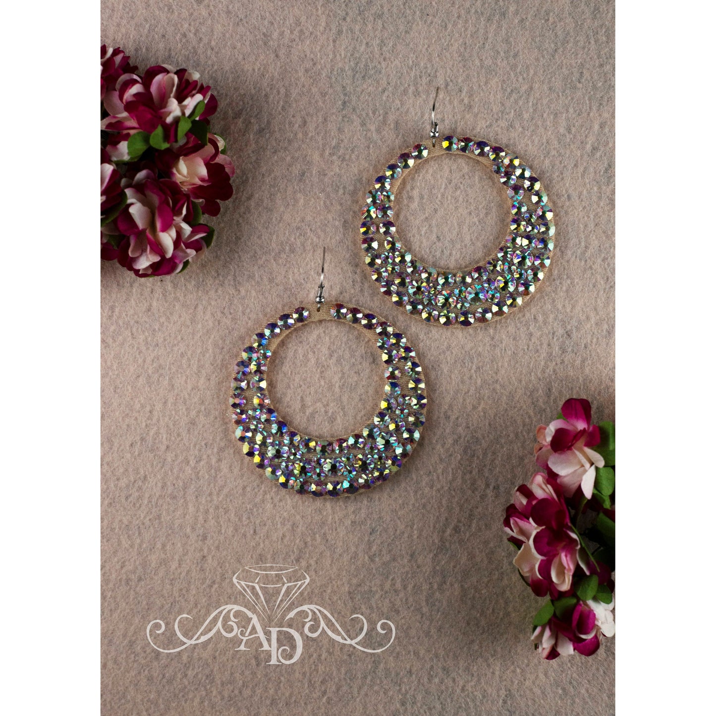 Crystal Earrings for Shows - Avery