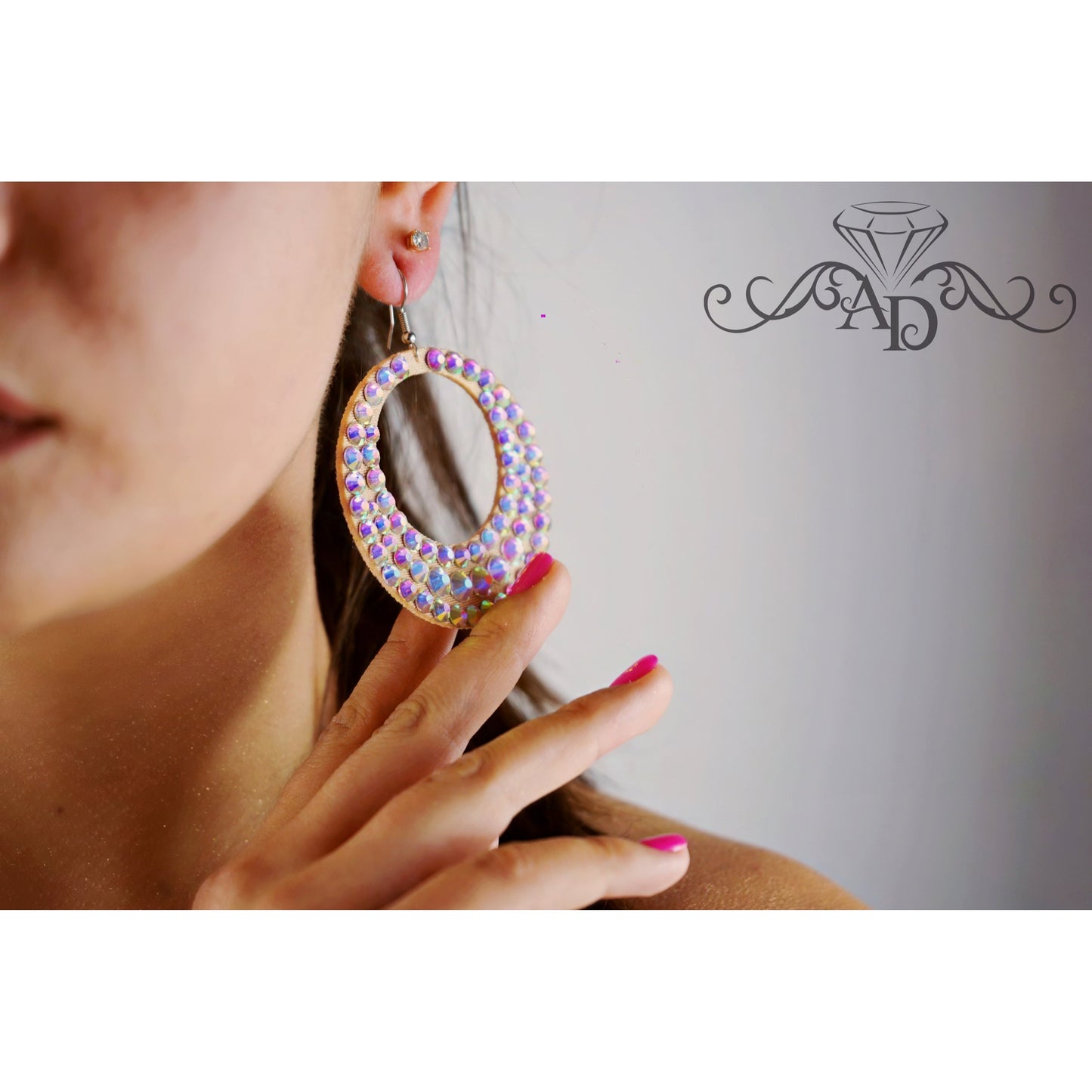 Crystal Earrings for Shows - Avery