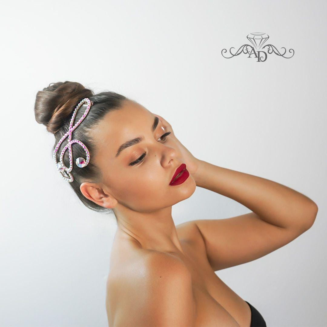Hair Accessory for Ballroom Competitions -  Vivian