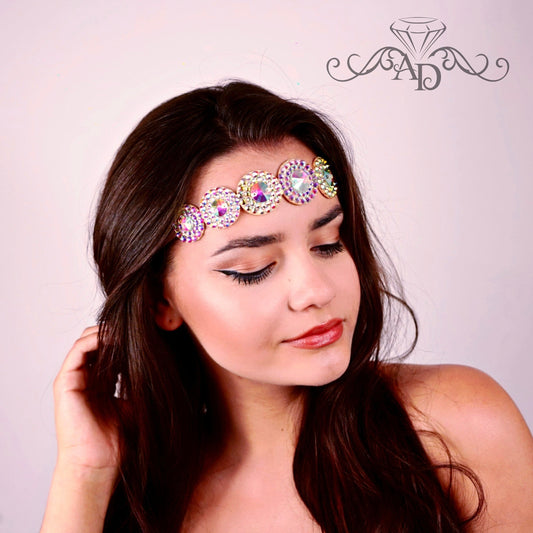 Exquisite Rhinestone Forehead Jewelry - Fidalia