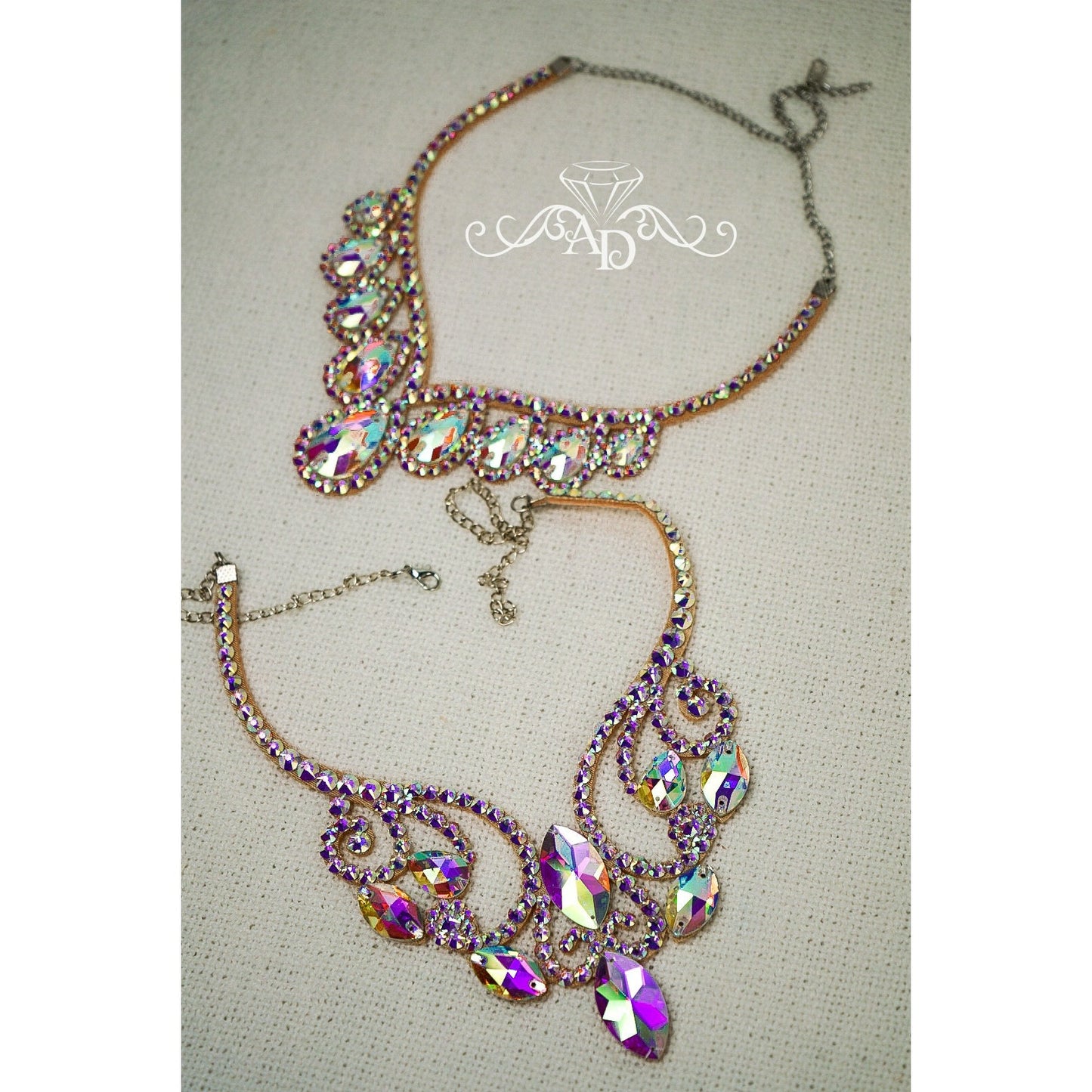 Radiant Rhinestone Necklace - Sahar
