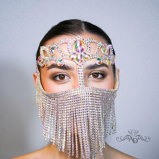 Chain Face Jewelry – Claudia AB Crystal