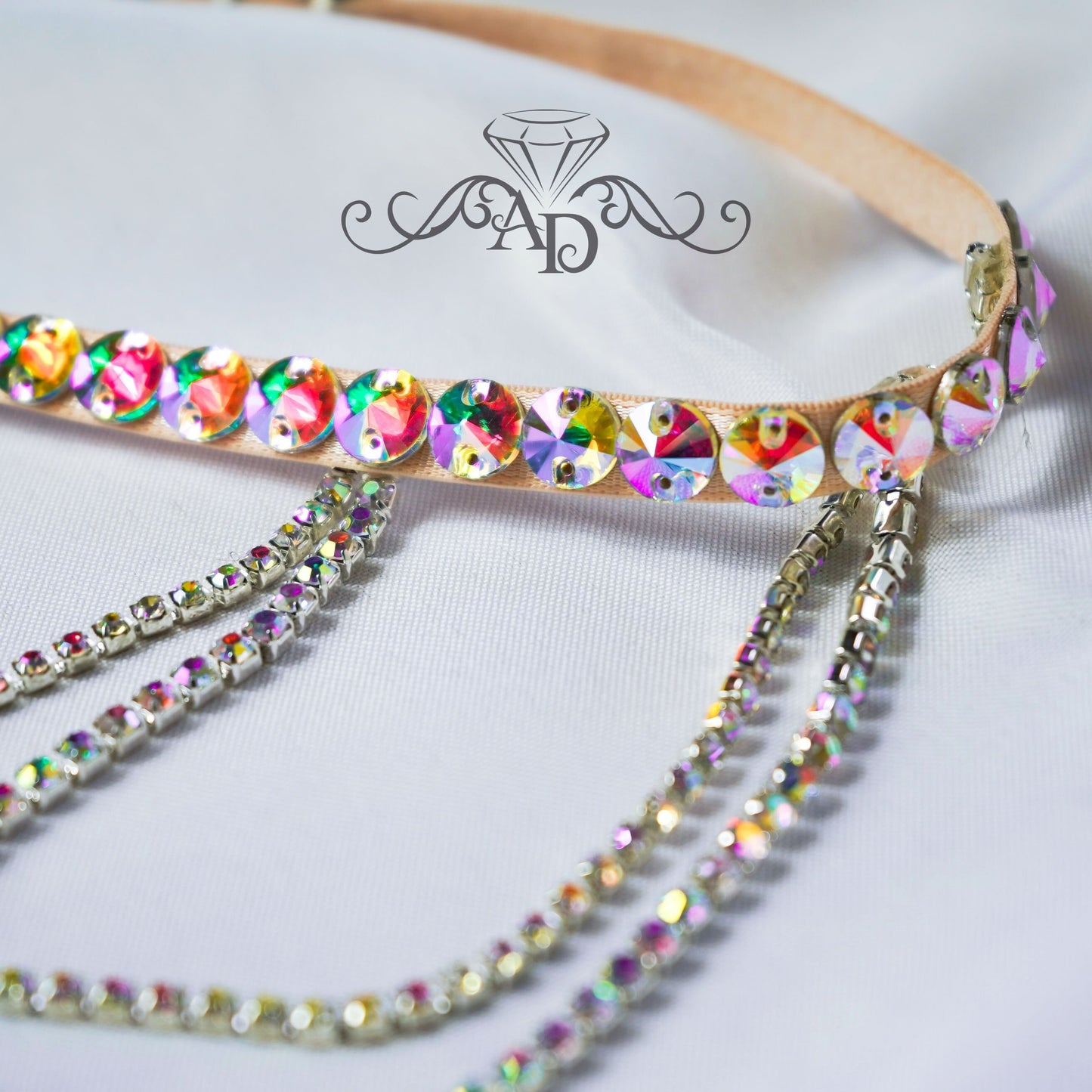 Crystal Rhinestone Leg Garter - Bianka