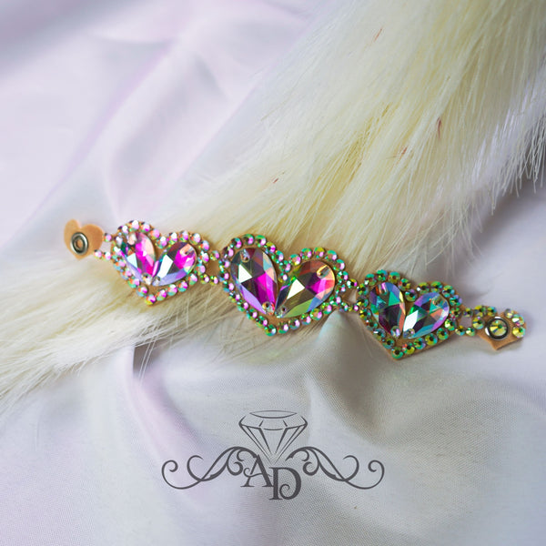 Rhinestone Dance Bracelet - One Love